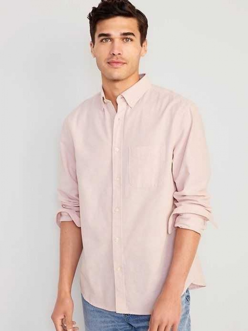 Old Navy Classic-Fit Non-Stretch Everyday Oxford Shirt Pink | CBK480531