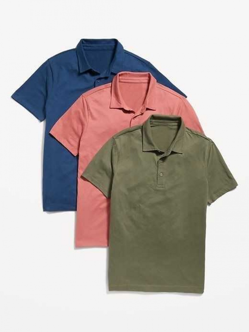 Old Navy Classic Fit Jersey Polo Men Obscure Night | GNV297380