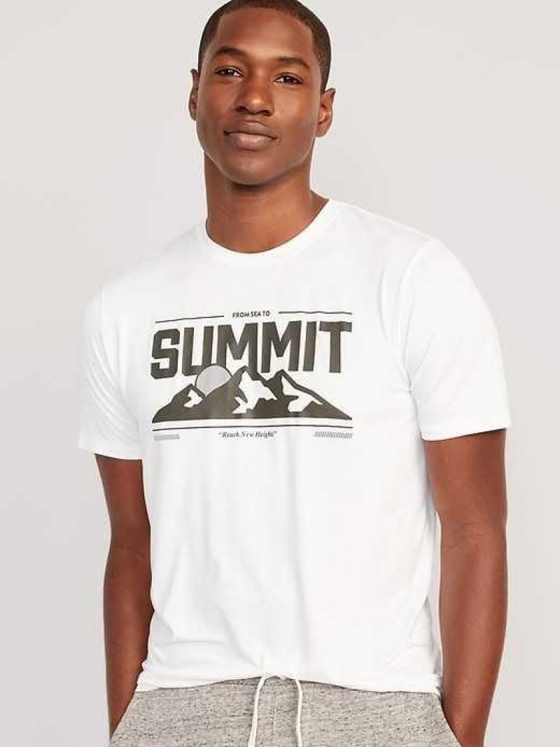 Old Navy Cloud 94 Soft Go-Dry Cool Graphic T-Shirt Summit | TWO850342