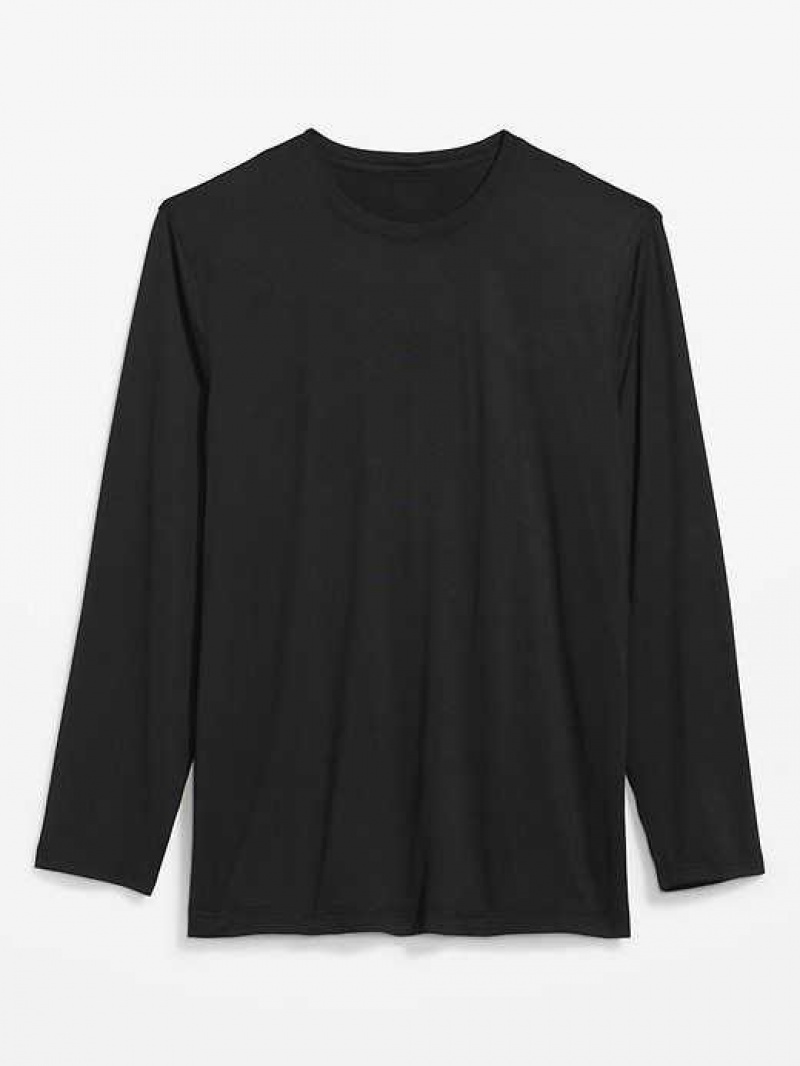 Old Navy Cloud 94 Soft Long-Sleeve T-Shirt Black | ZLD165073