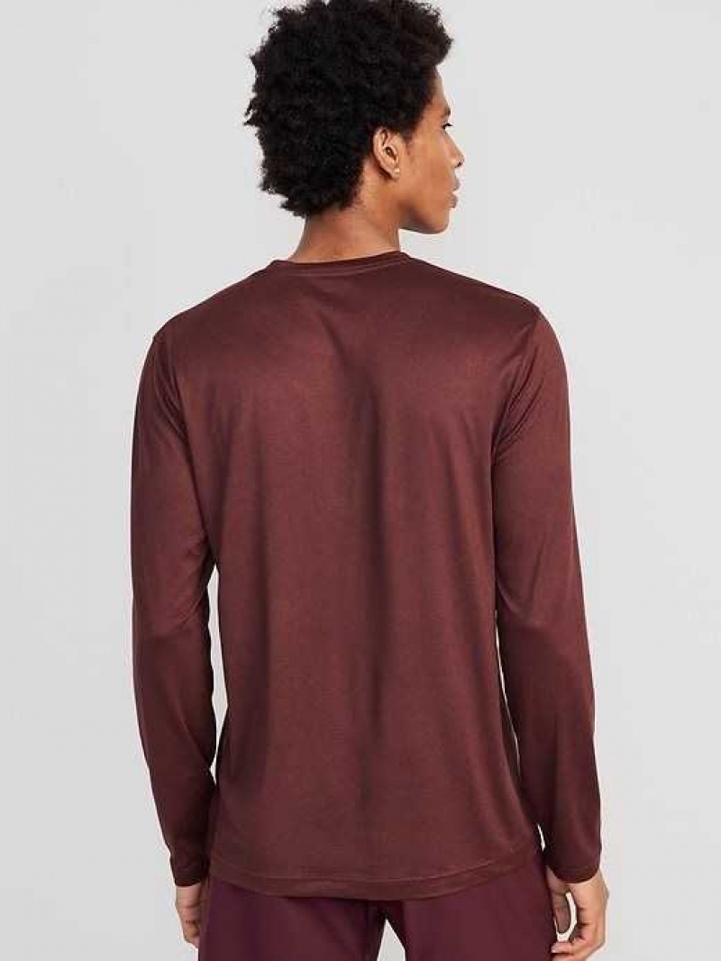 Old Navy Cloud 94 Soft Long-Sleeve T-Shirt Raisin Arizona | PUT754318