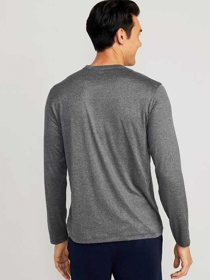 Old Navy Cloud 94 Soft Long-Sleeve T-Shirt Grayscale | MEN251786