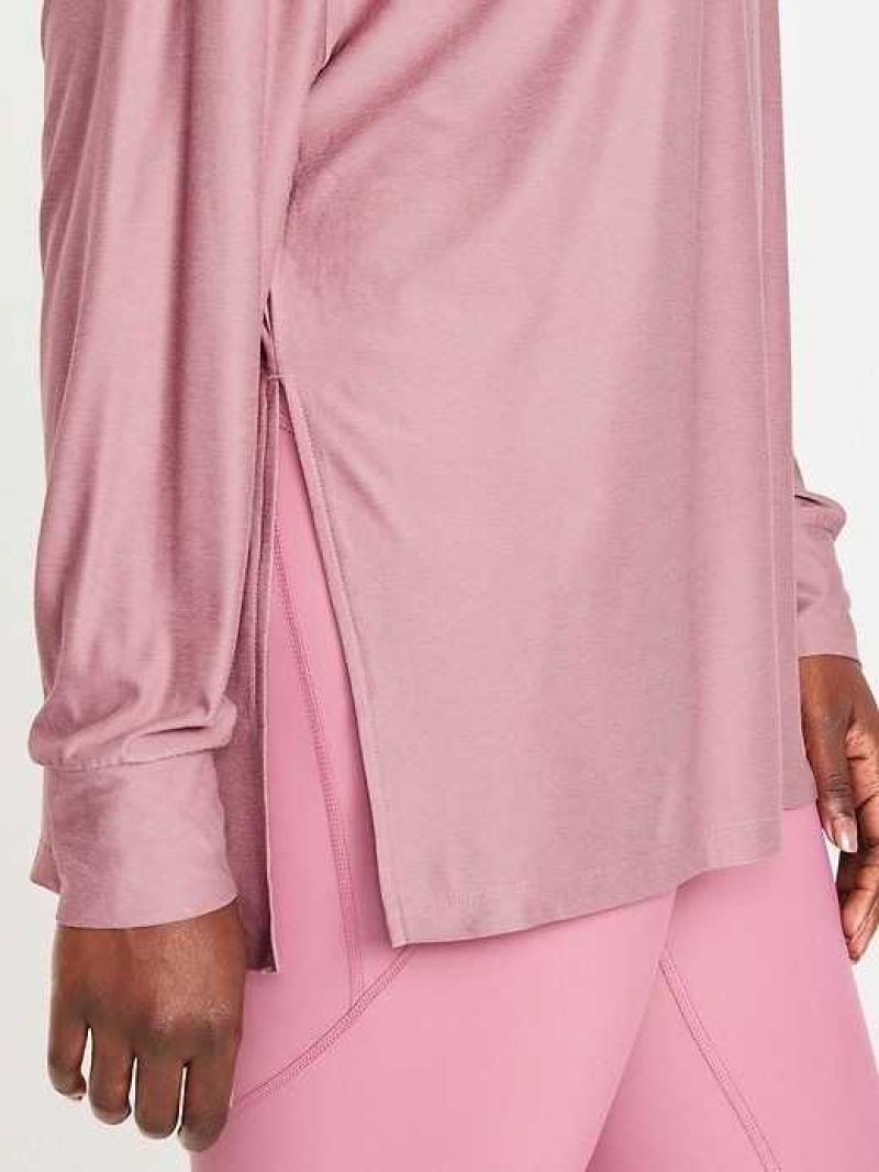 Old Navy Cloud 94 Soft Long Sleeve Tunic Woodrose | TQX271956