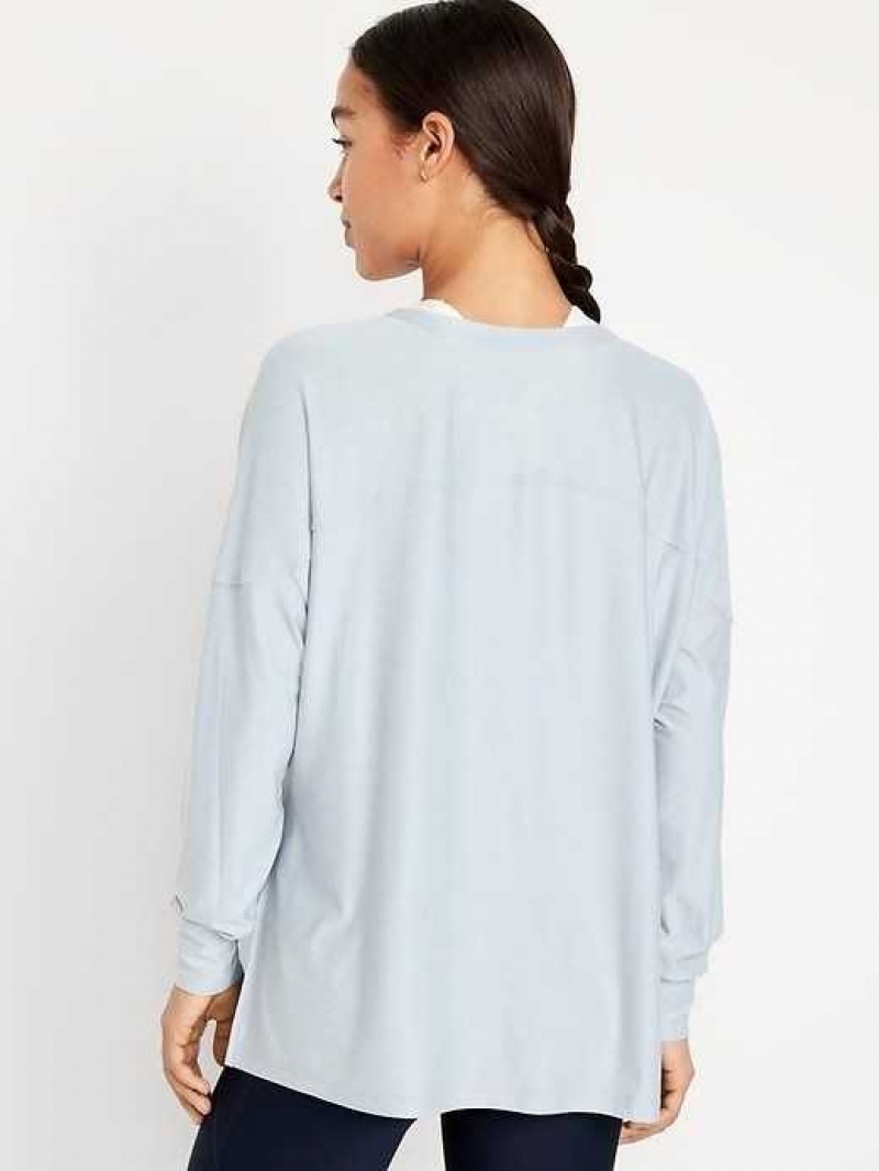 Old Navy Cloud 94 Soft Long Sleeve Tunic Cloud Cover | BHL517406