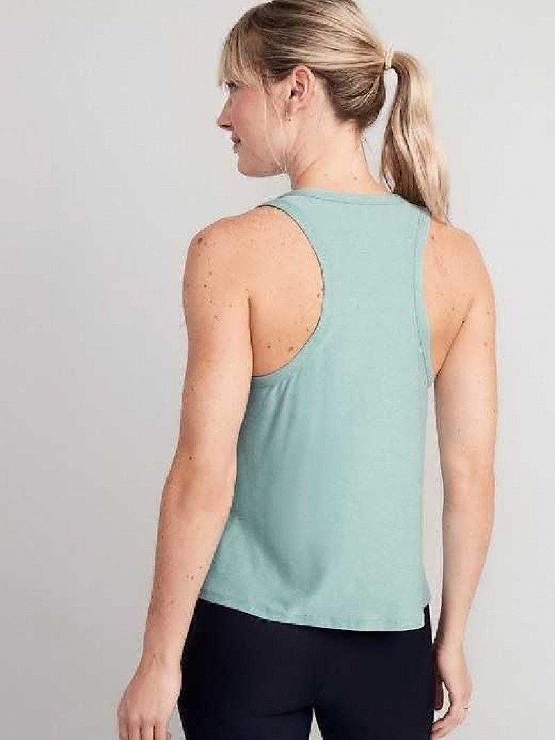 Old Navy Cloud 94 Soft Slub-Knit Tank Top Ionian Sea | KFM329108