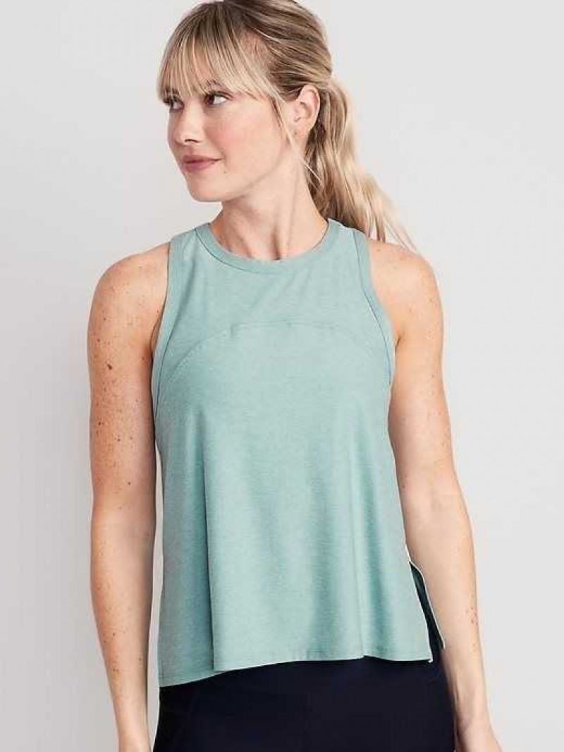 Old Navy Cloud 94 Soft Slub-Knit Tank Top Ionian Sea | KFM329108