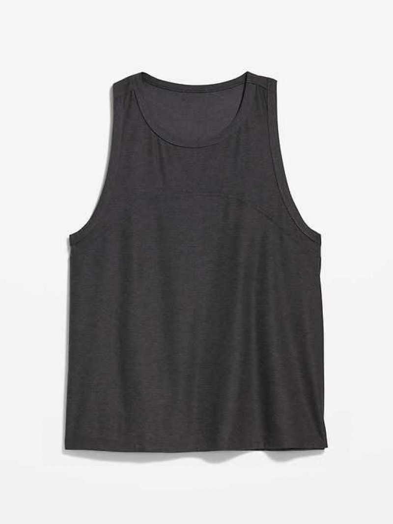 Old Navy Cloud 94 Soft Slub-Knit Tank Top Black | BMF916425