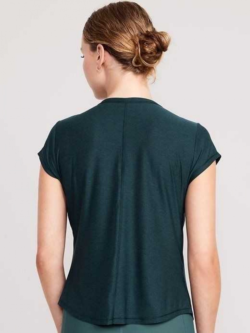 Old Navy Cloud 94 Soft T-Shirt Deep Green | RQF085971