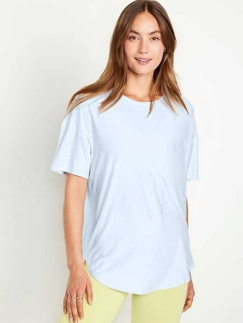 Old Navy Cloud 94 Soft Tulip-Hem Tunic Contrail | FYC258790