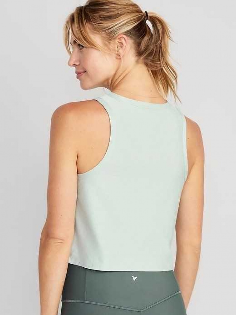 Old Navy Cloud 94 Soft Twist-Front Cropped Top Briny Water | YEU251763