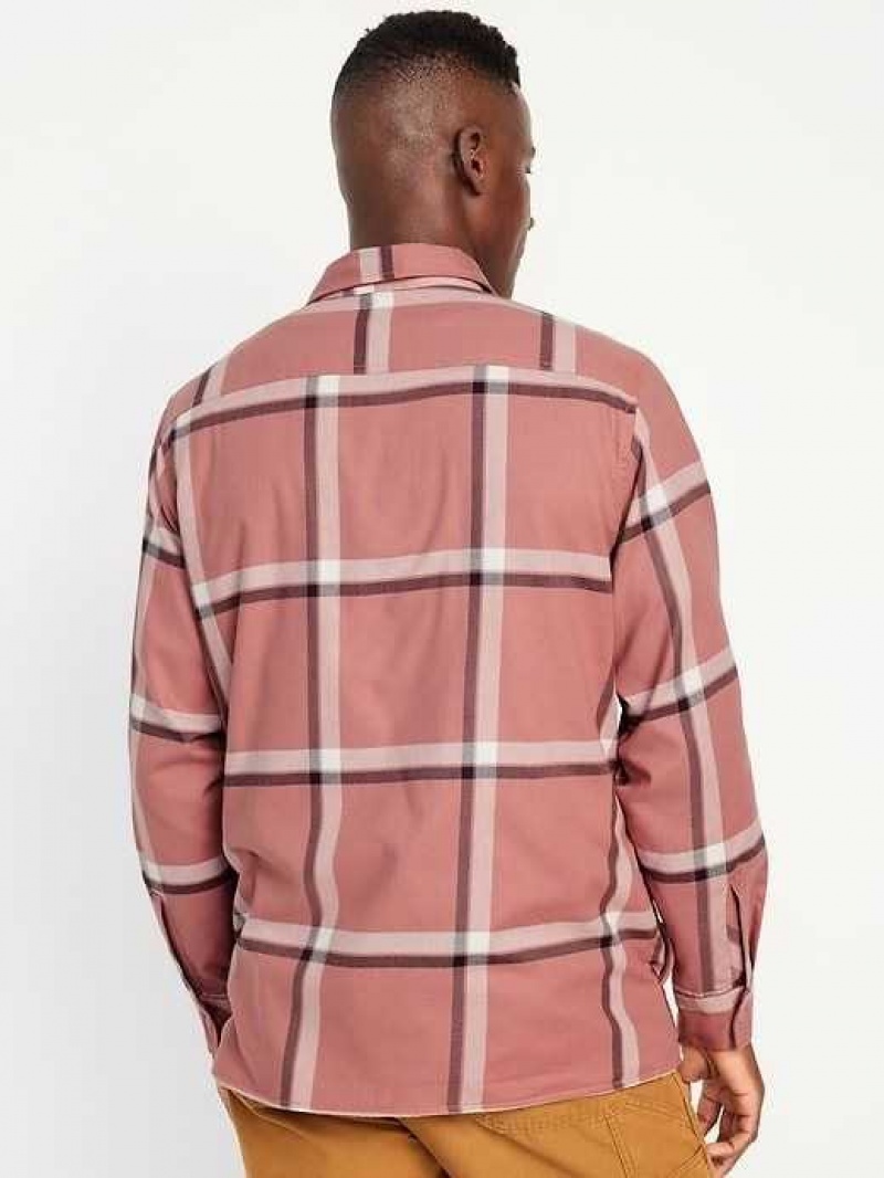 Old Navy Cozy-Lined Shacket Light Pink | HPL246731