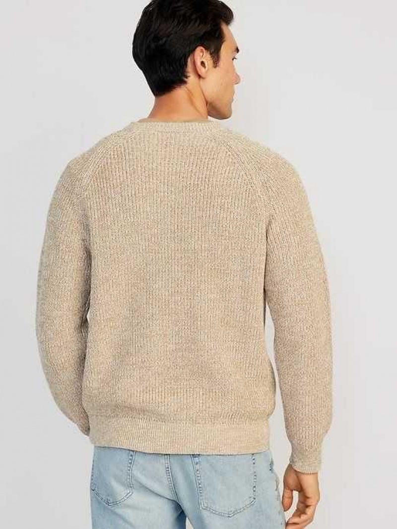 Old Navy Crew-Neck Raglan Sweater Beige | KLH763048