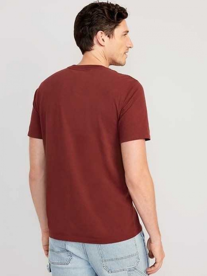 Old Navy Crew-Neck T-Shirt Burgundy | KBI639581