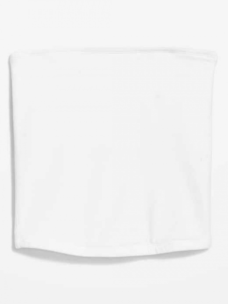 Old Navy Cropped Tube Top White | LHP698517