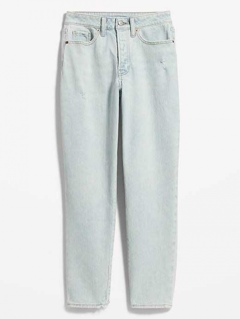 Old Navy Curvy High-Waisted Button-Fly OG Straight Ankle Jeans Leif | EDW426830