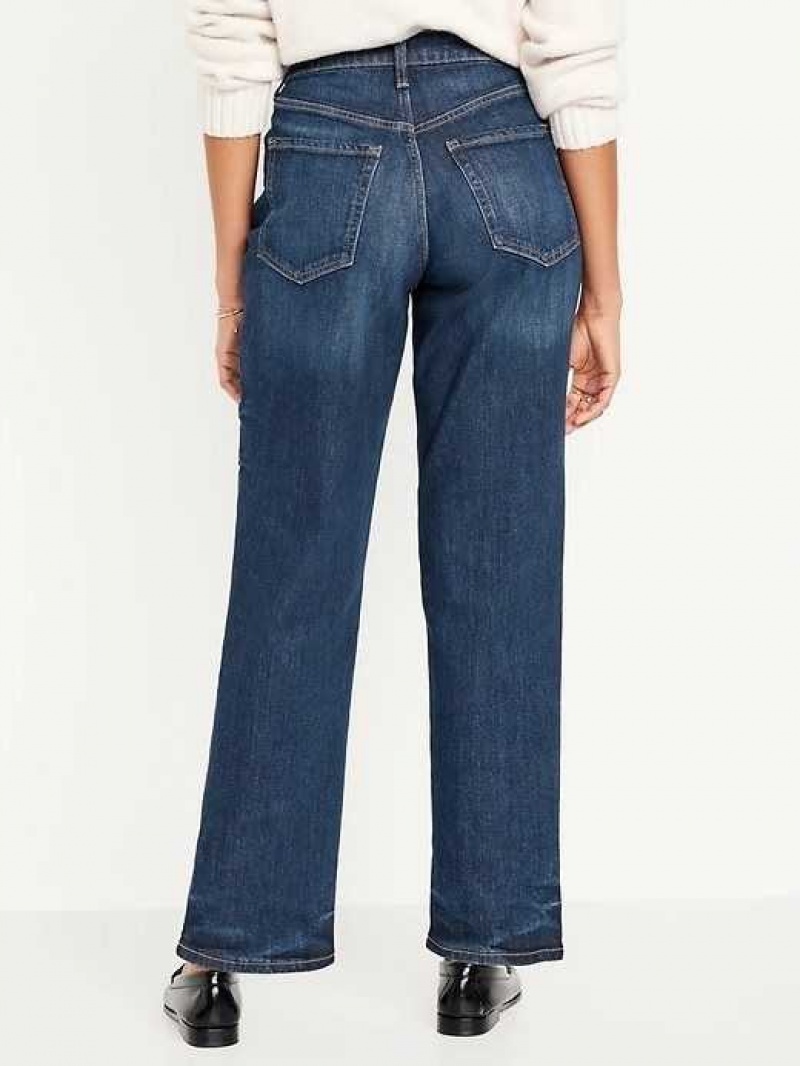 Old Navy Curvy High-Waisted OG Loose Jeans Sheldon | ISQ368402