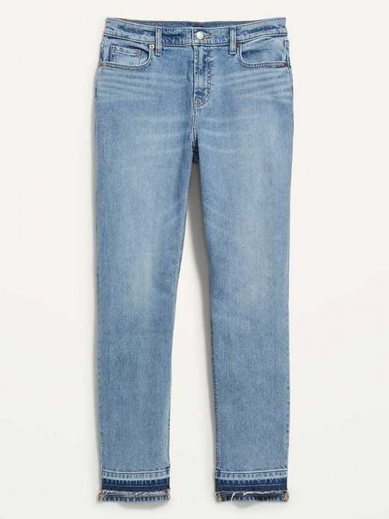 Old Navy Cut-Off Boyfriend Straight Jeans Kacee | HXD679482