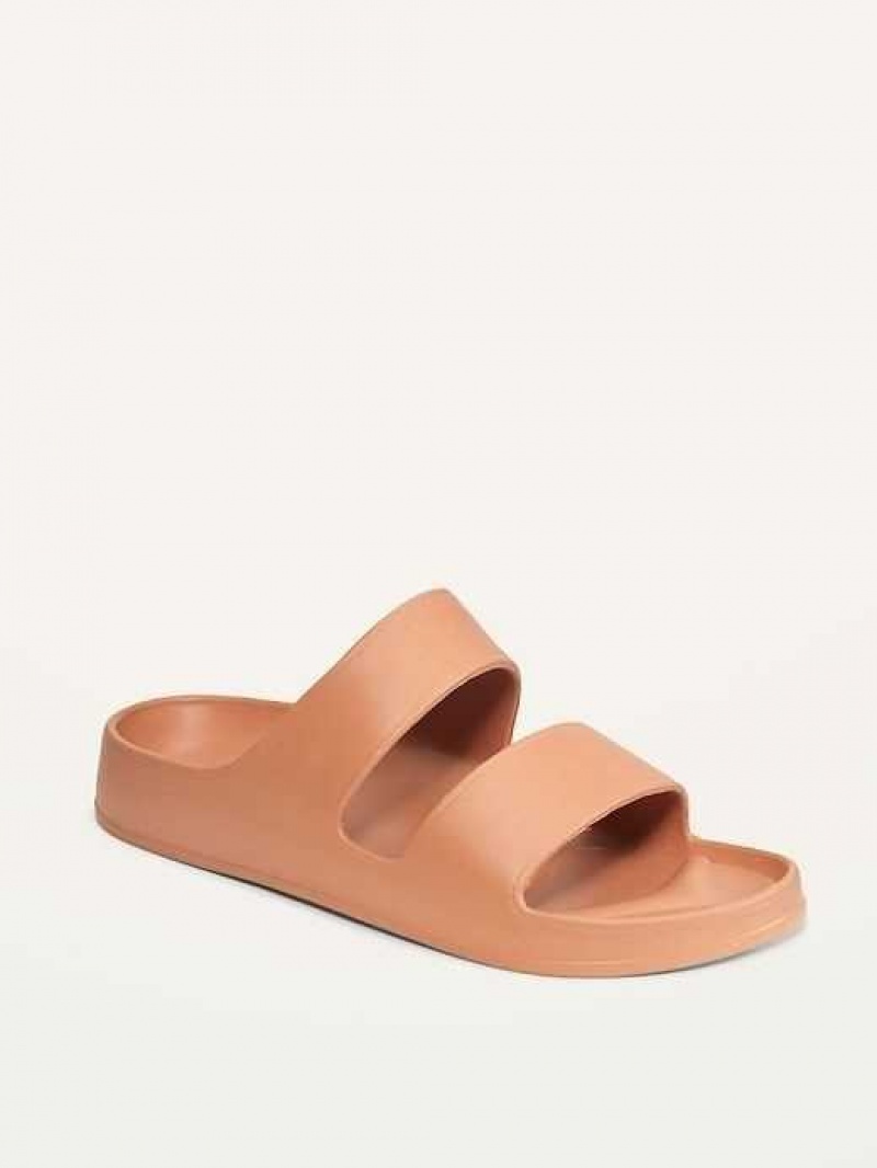 Old Navy Double-Strap Slide Sandals Dulce De Leche | MSR193578