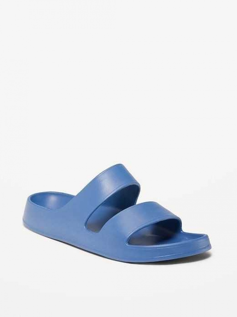 Old Navy Double-Strap Slide Sandals Seaborne | EJX916583