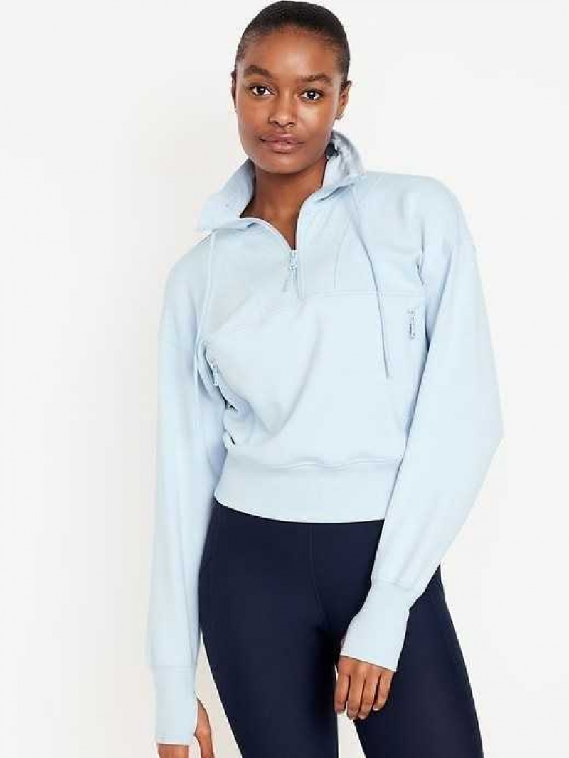 Old Navy Dynamic Fleece 1/2-Zip Sweatshirt Microchip | JZD975236