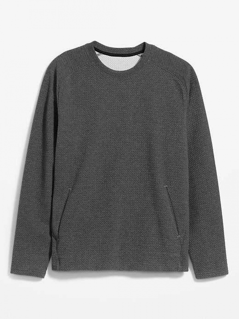 Old Navy Dynamic Fleece Crew-Neck Sweatshirt Grey | DQV207865