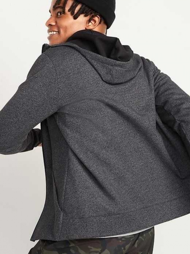 Old Navy Dynamic Fleece Full-Zip Hoodie Grey | SWQ571620