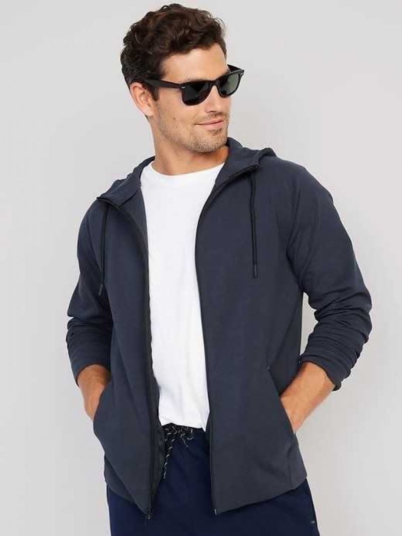 Old Navy Dynamic Fleece Hidden-Pocket Zip Hoodie Navy | YMH658129