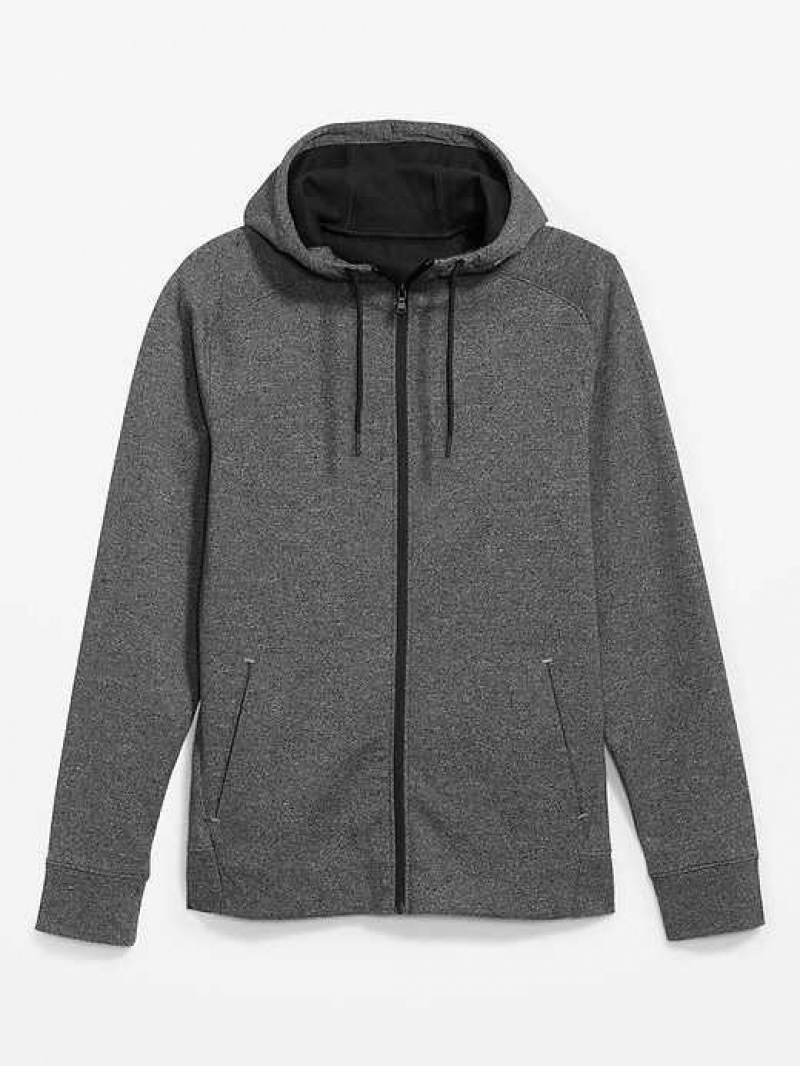 Old Navy Dynamic Fleece Hidden-Pocket Zip Hoodie Grey | WGU120836