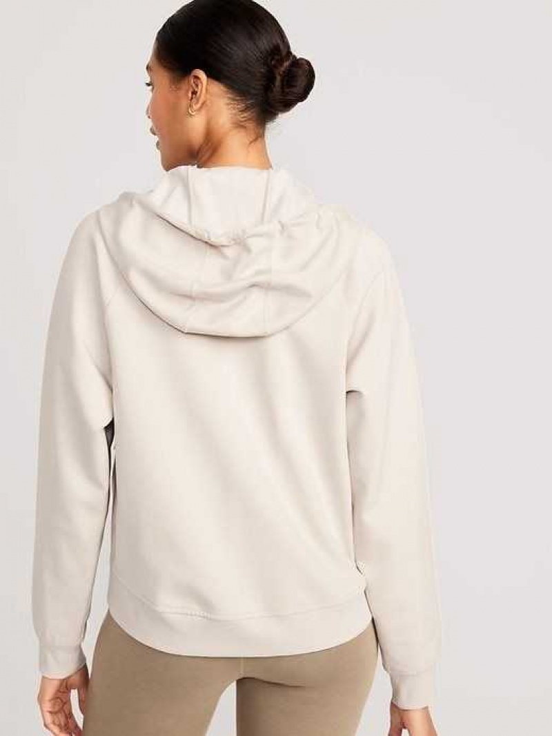 Old Navy Dynamic Fleece Zip Hoodie Beige | EGF912574