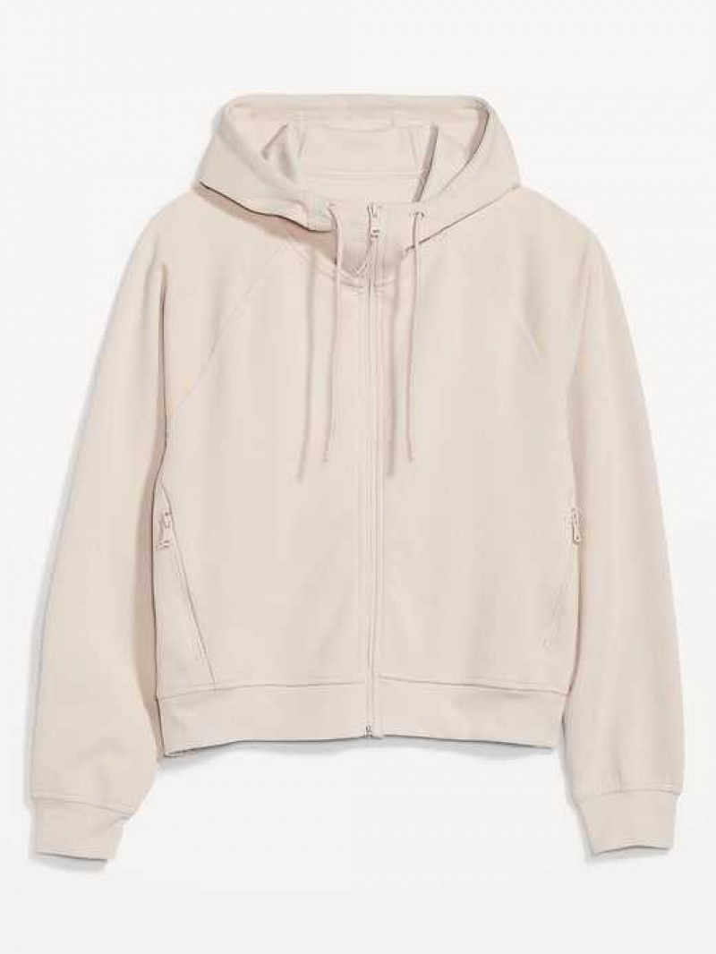 Old Navy Dynamic Fleece Zip Hoodie Beige | EGF912574