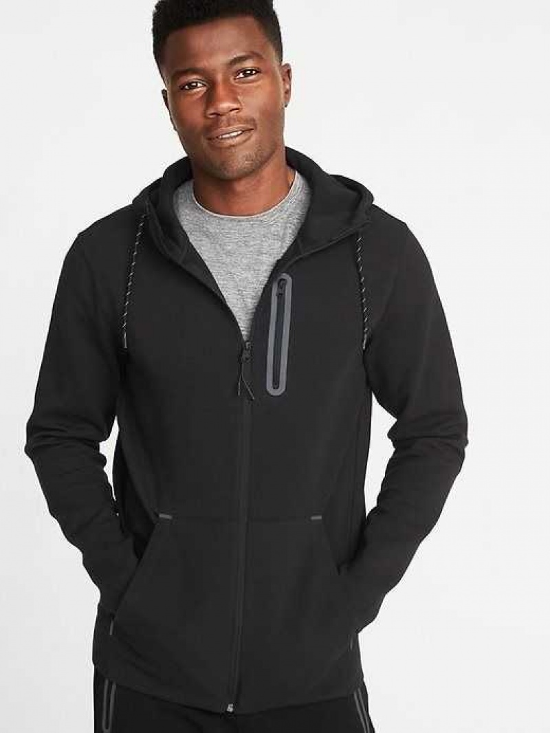 Old Navy Dynamic Fleece Zip Hoodie Black | CYX473609