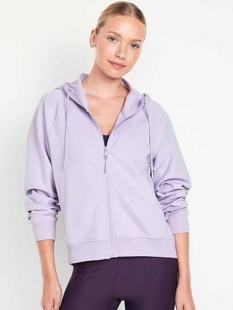 Old Navy Dynamic Fleece Zip Hoodie Lavender | ZVA508729