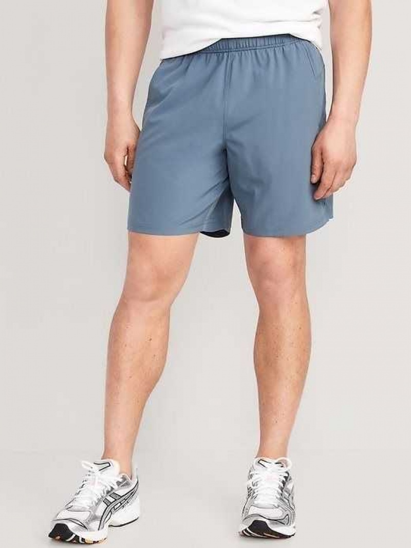 Old Navy Essential Woven Workout Shorts Wintry Waters | JAC031564