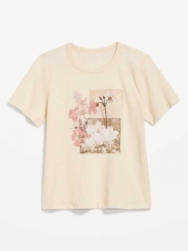 Old Navy EveryWear Graphic T-Shirt Flower | IQF217346