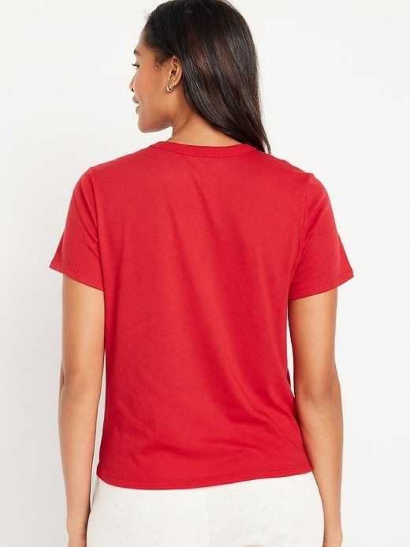 Old Navy EveryWear Graphic T-Shirt Red | UYE650984