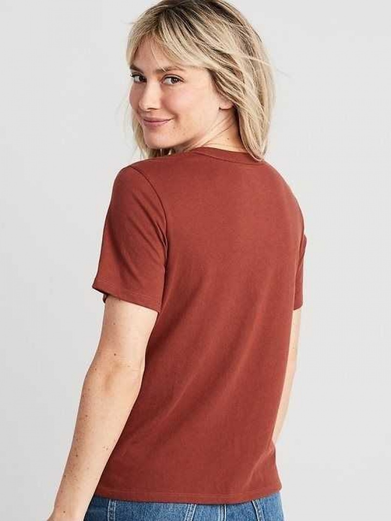 Old Navy EveryWear Logo Graphic T-Shirt Copper | LHW380672