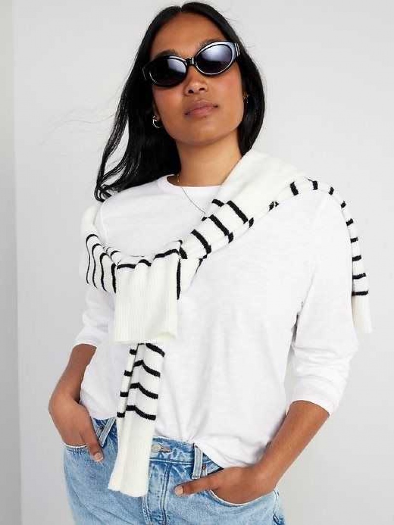 Old Navy EveryWear Long-Sleeve T-Shirt White | NTI817263