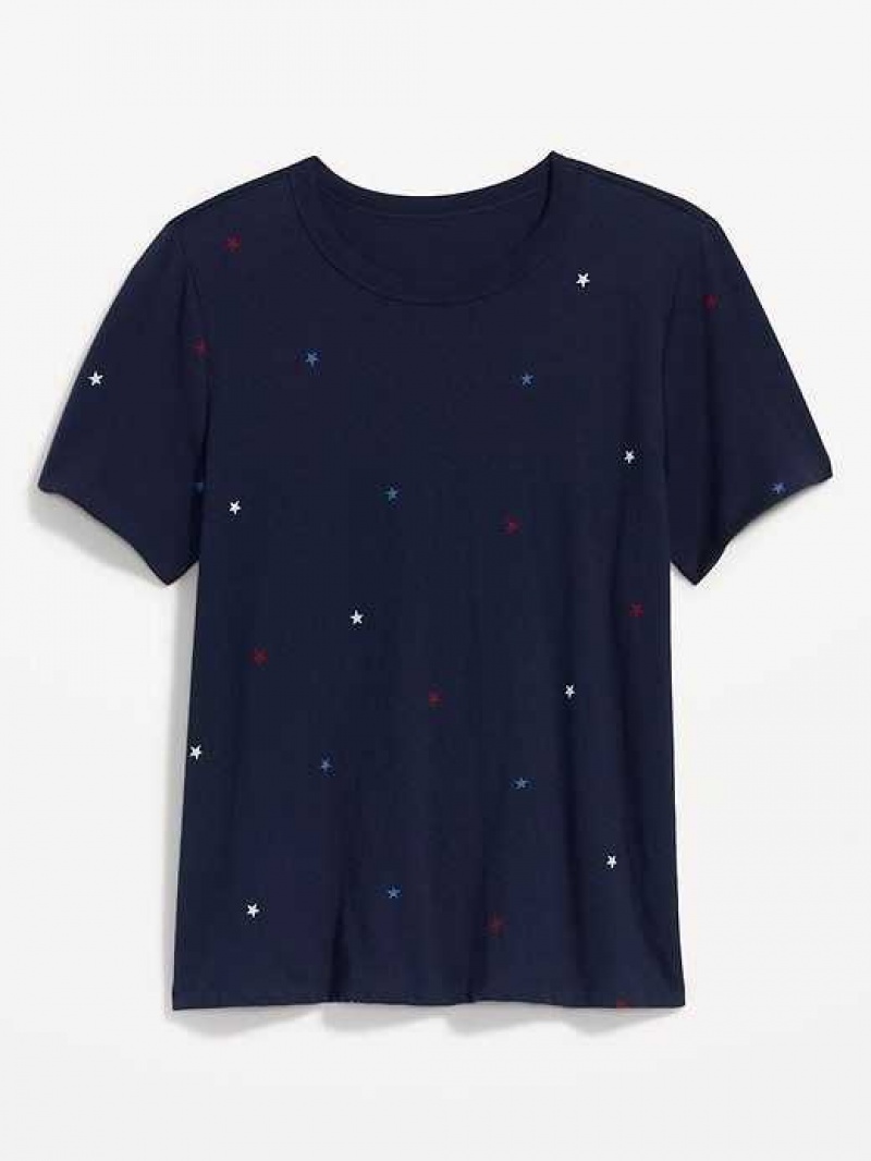 Old Navy EveryWear Printed Crew-Neck T-Shirt Americana Stars | MPR534071