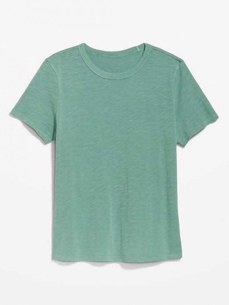 Old Navy EveryWear Slub-Knit T-Shirt Dried Herb | AYC934627