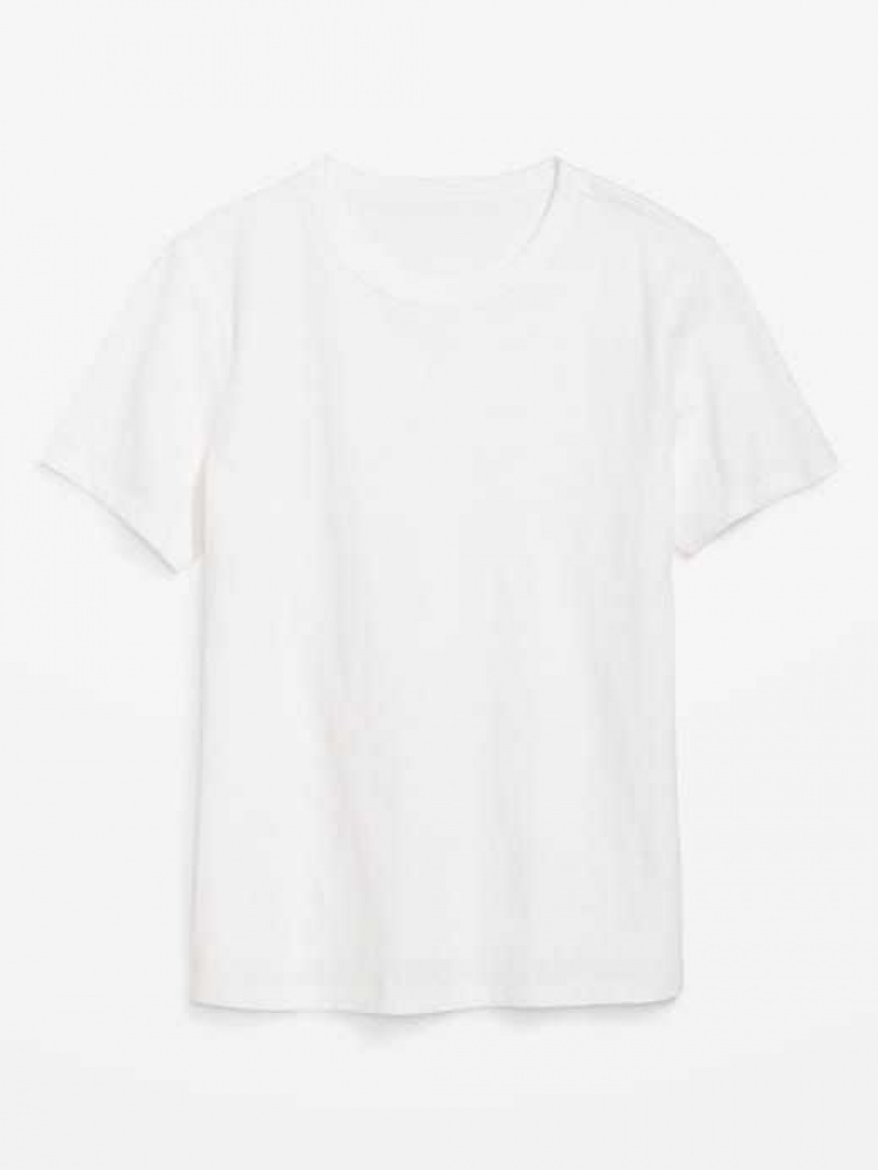 Old Navy EveryWear Slub-Knit T-Shirt White | SNX125034