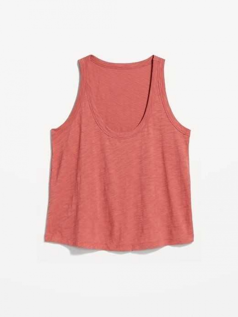 Old Navy EveryWear Slub-Knit Tank Top Dark Red | WIN627380