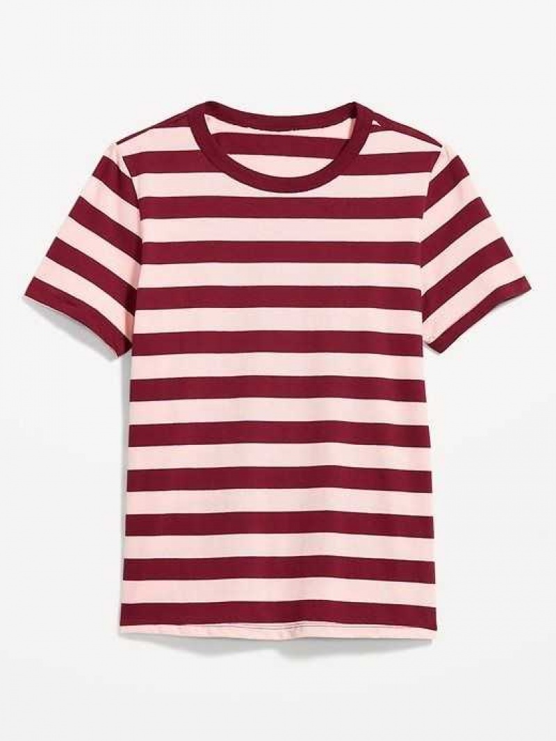 Old Navy EveryWear Striped T-Shirt Pink Stripes | YDB516438