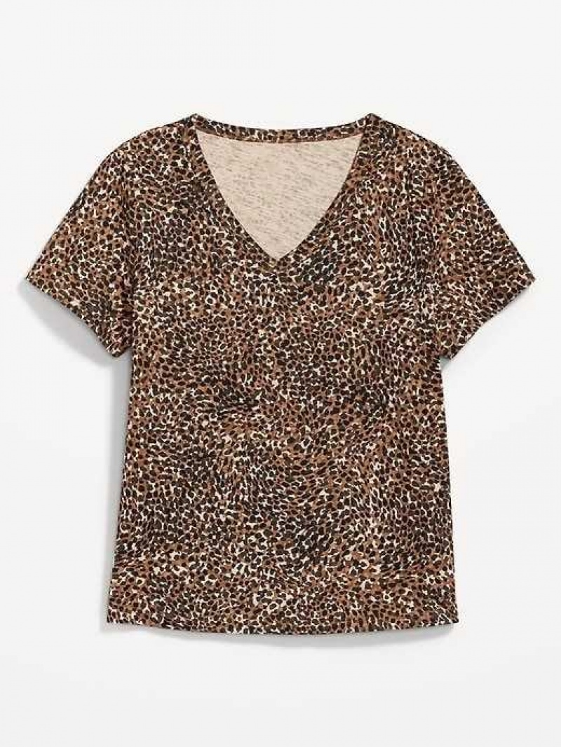 Old Navy EveryWear V-Neck Printed T-Shirt Wild Spots | DHF174052