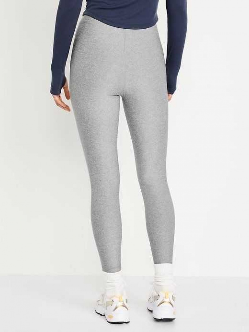 Old Navy Extra High-Waisted Cloud+ 7/8 Leggings Light Grey | SUA689053