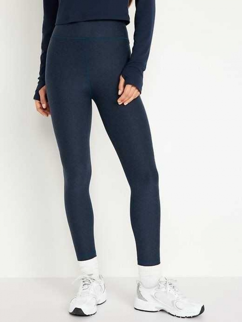 Old Navy Extra High-Waisted Cloud+ 7/8 Leggings Navy | SPY026397