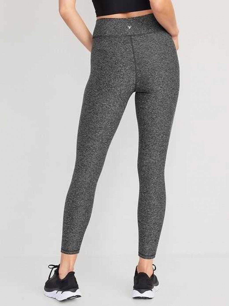 Old Navy Extra High-Waisted Cloud+ 7/8 Leggings Dark Grey | RHY159670