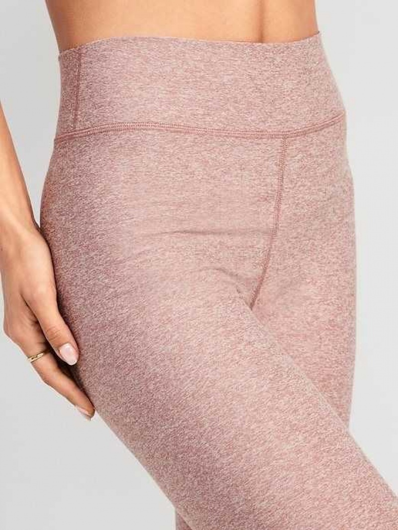 Old Navy Extra High-Waisted Cloud+ 7/8 Leggings Woodrose | MER267819