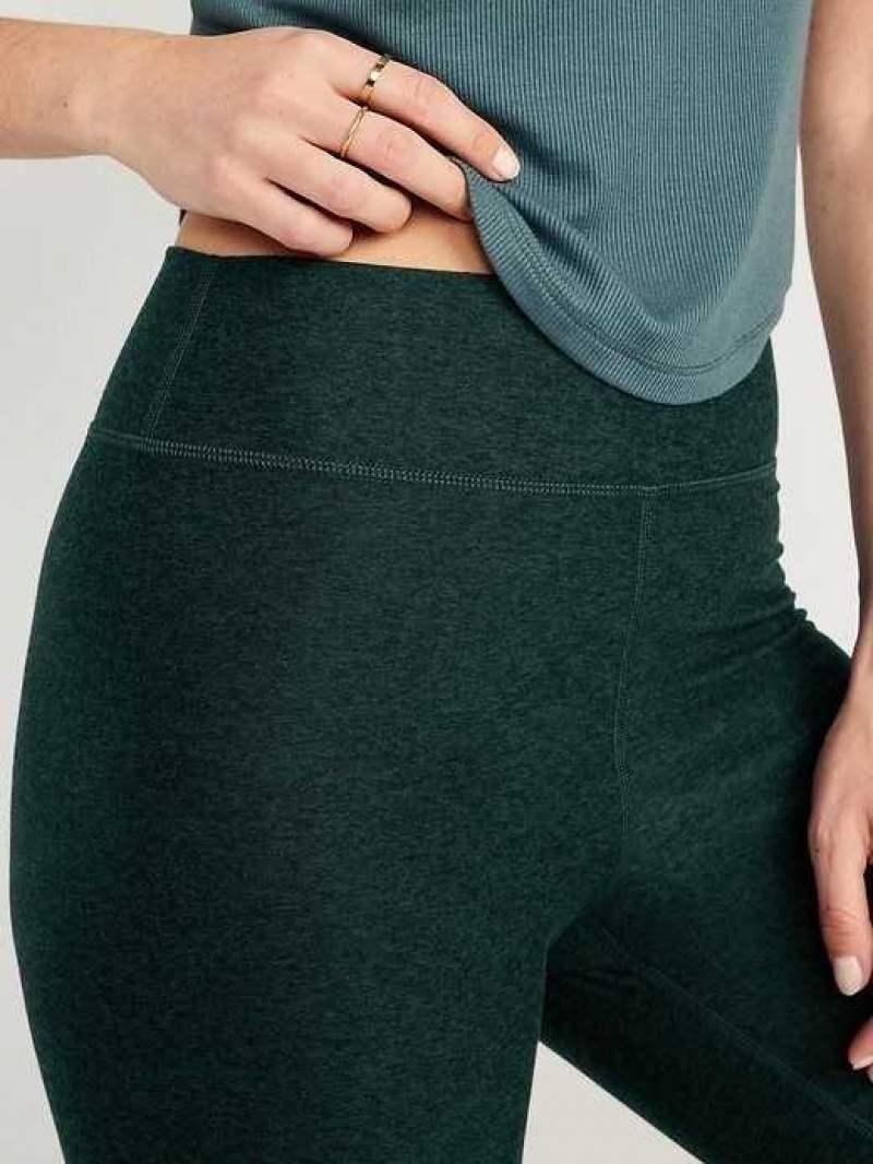 Old Navy Extra High-Waisted Cloud+ 7/8 Leggings Deep Green | IFT826394