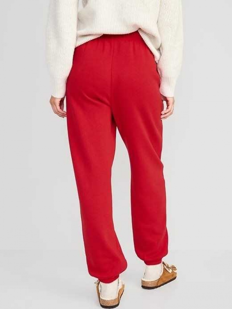 Old Navy Extra High-Waisted Jogger Sweatpants Red | FQV326451