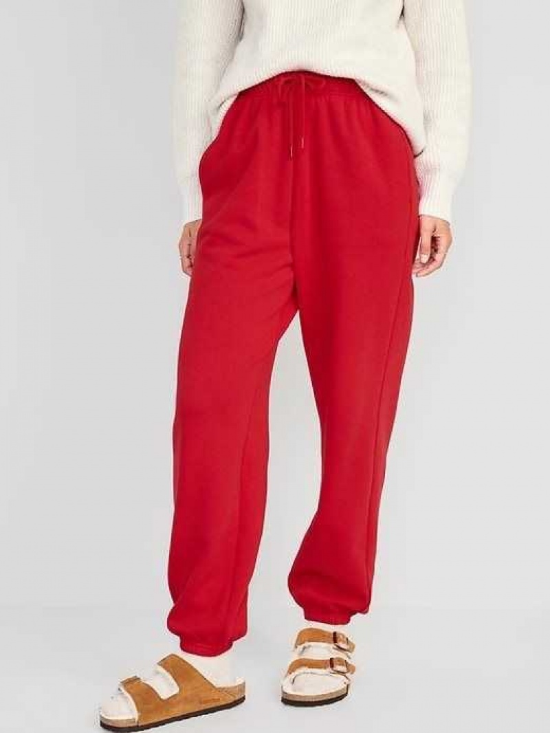 Old Navy Extra High-Waisted Jogger Sweatpants Red | FQV326451